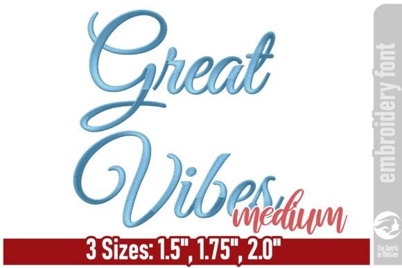 Great Vibes Font: Elegant Holiday Embroidery