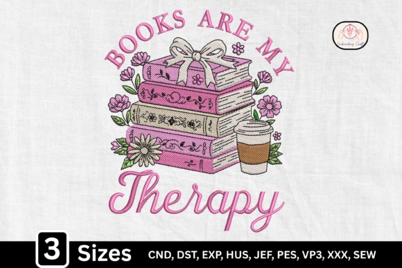 Review: Book Lover, Books Are My Therapy Design