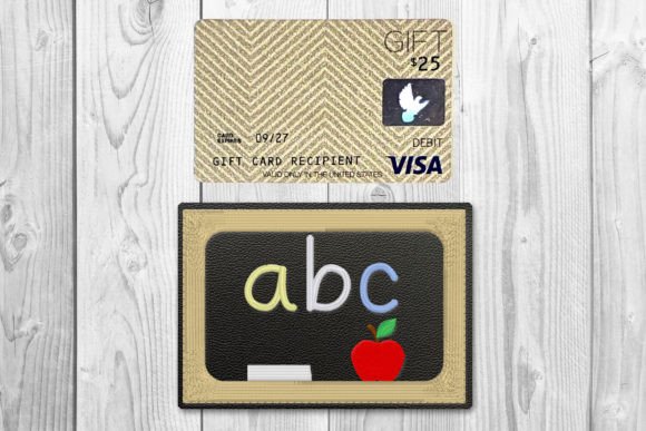 Review: Chalkboard Gift Card Holder ITH Applique