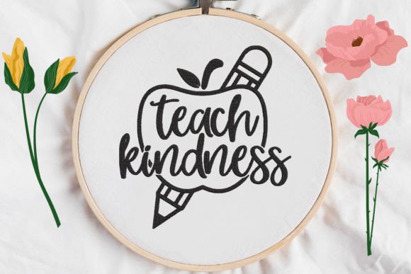 Review: Teach Kindness, Apple and Pencil Design