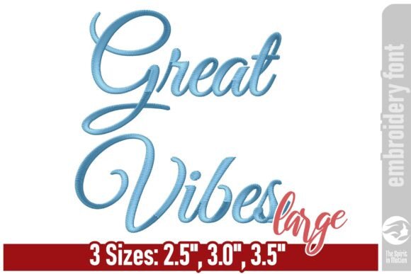 Reviewing Great Vibes Font for Holiday Embroidery