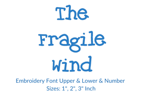 Reviewing The Fragile Wind Font for Boutique Sweatshirts