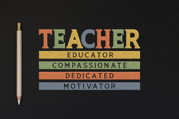 Teacher Educator Compassionate: A Heartfelt Embroidery Choice